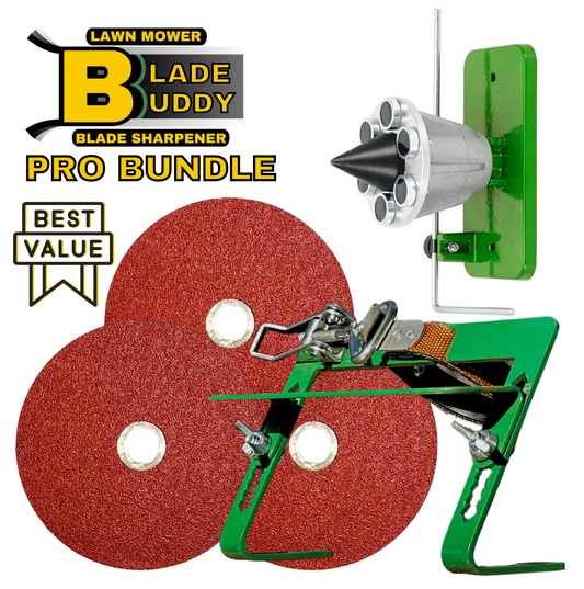 Blade Buddy Pro Bundle- Balancer & Three (3) Sharpening Discs