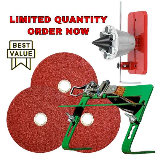 Blade Buddy Pro Bundle- Balancer & Three (3) Sharpening Discs