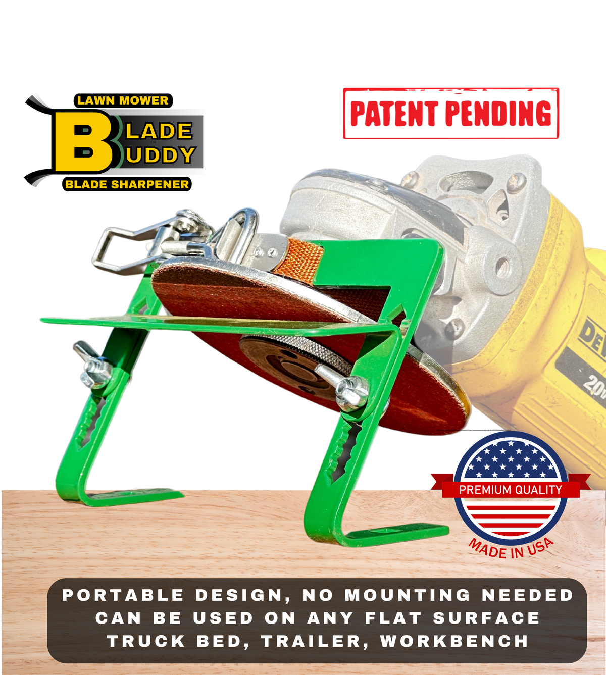 Blade Support Blade Buddy Lawn Mower Blade Sharpener Starter Kit – Blade Buddy USA