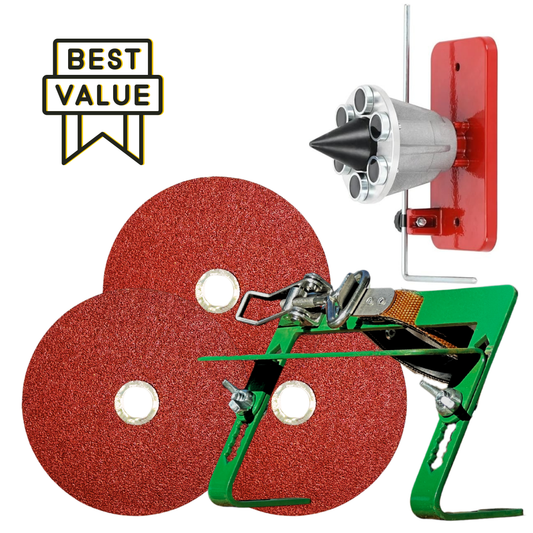 Blade Buddy Pro Bundle- Balancer & Three (3) Sharpening Discs